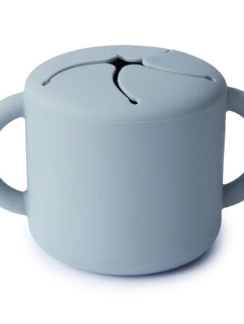 Mushie Snack cup - powder blue