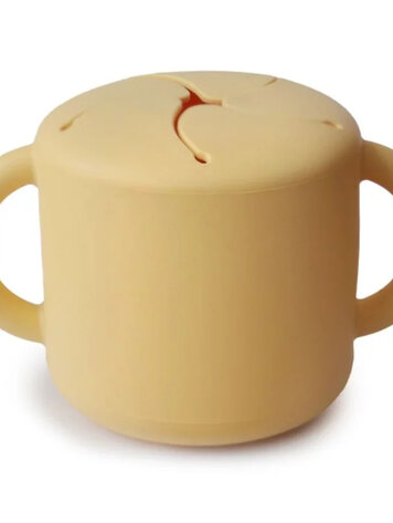 Mushie Snack cup - pale daffodil