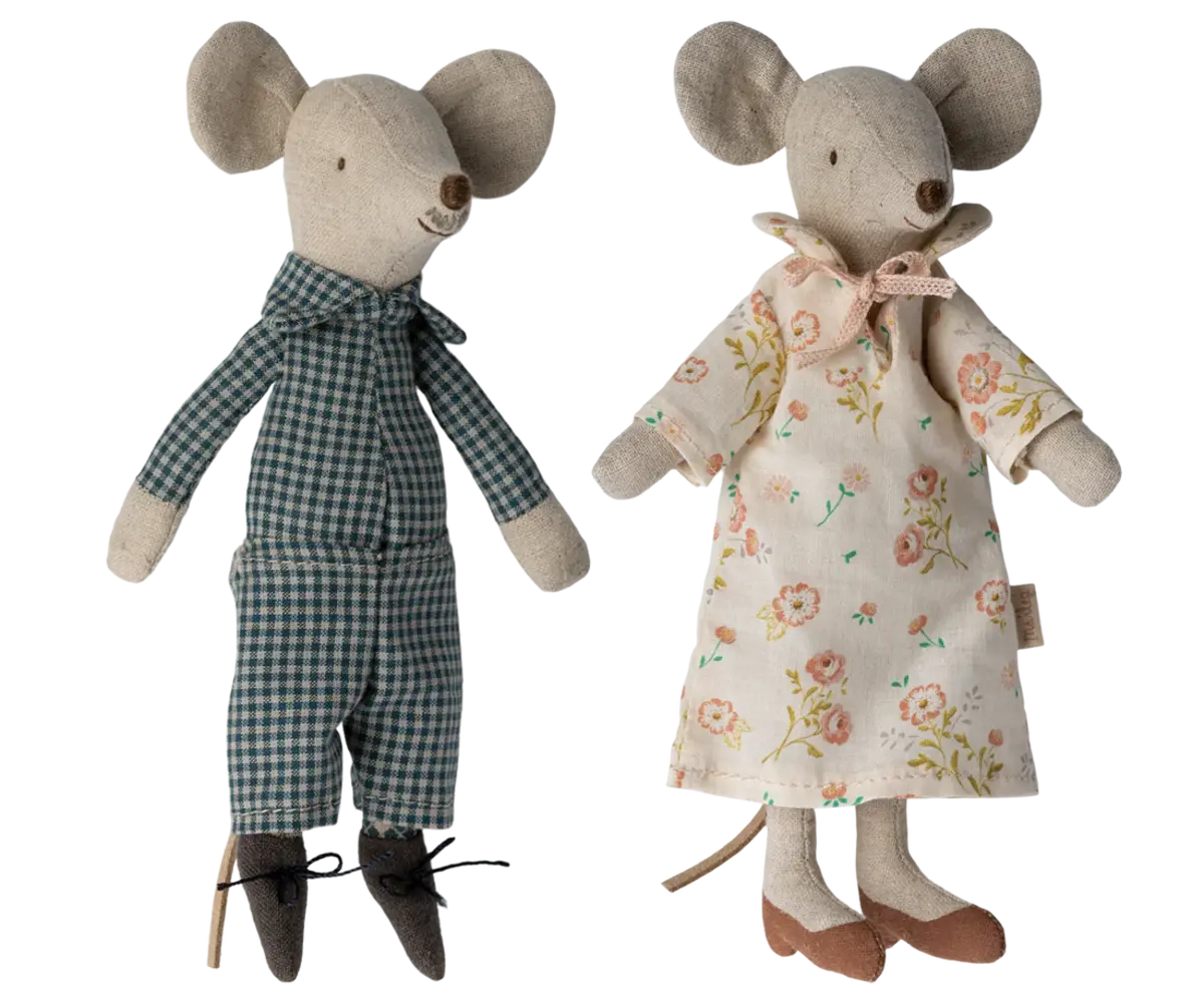 Maileg Opa en oma in sigarendoos Maileg Opa en oma in sigarendoos