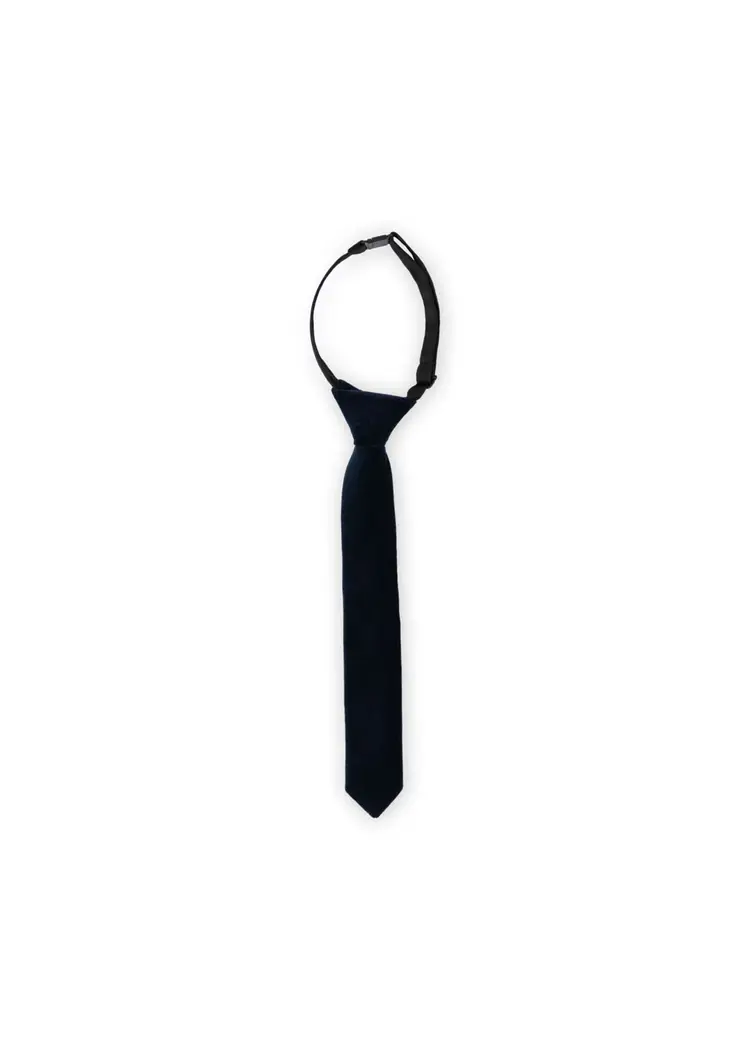 Konges Slojd Festive tie navy - stropdas blauw