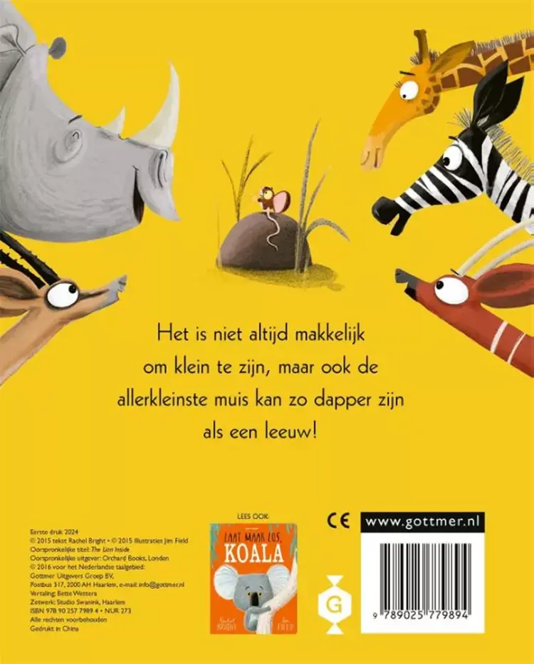 De leeuw in de muis (kartonboek) 3+