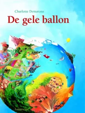 De gele ballon (karton) 3+