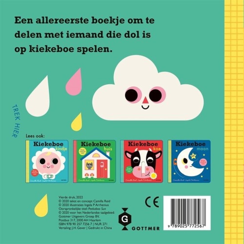 Boeken Schuifboekje: Kiekeboe zon 1+ Boeken Schuifboekje: Kiekeboe zon 1+