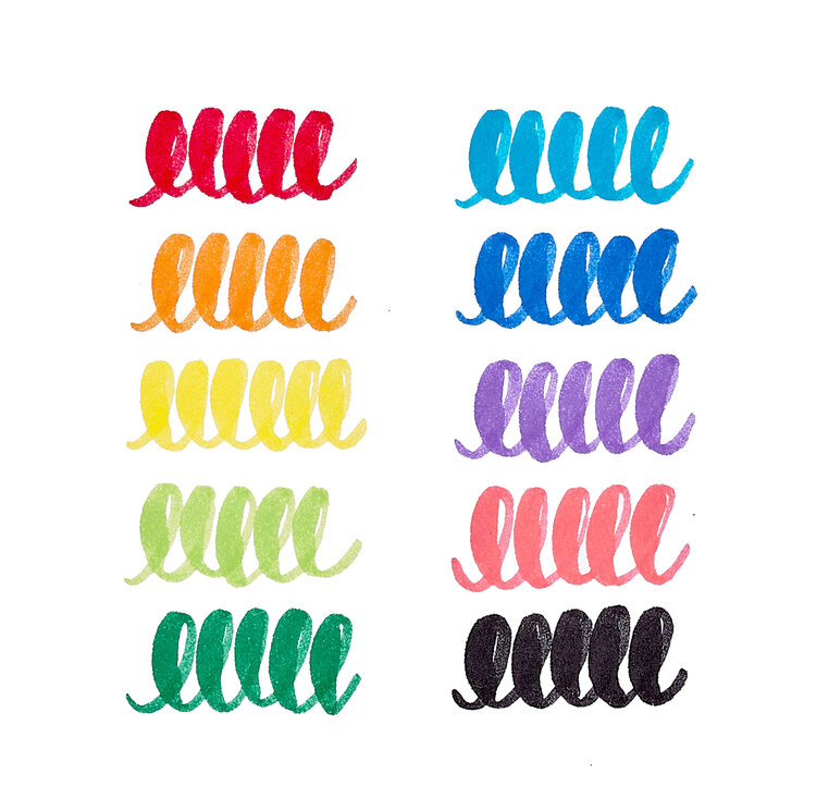 Ooly Ooly - Big Bright Brush Markers