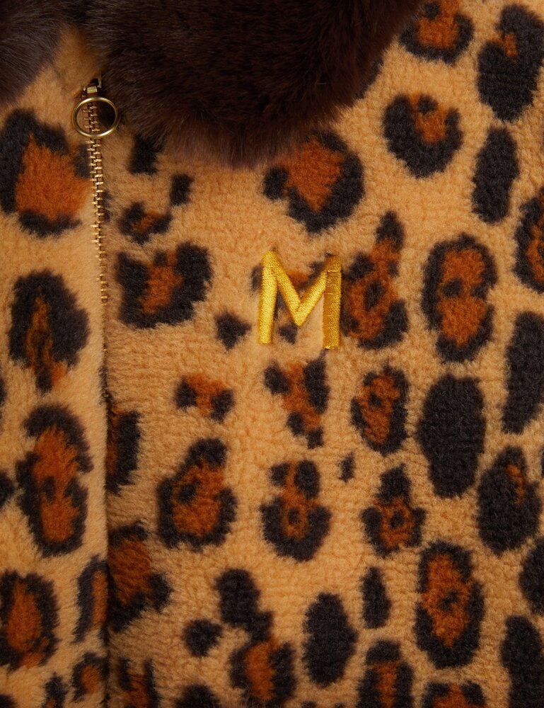Mini Rodini Leopard faux fur jacket Mini Rodini Leopard faux fur jacket