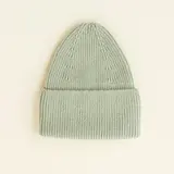 Hvid Beanie Fonzie ADULT - Mint