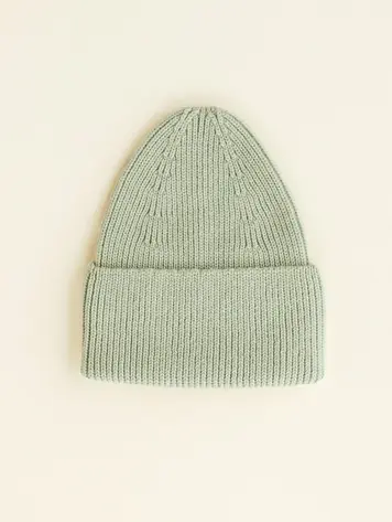 Hvid Beanie Fonzie ADULT - Mint