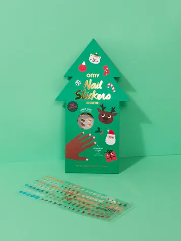 OMY Nagelstickers - Ho ho ho kerst