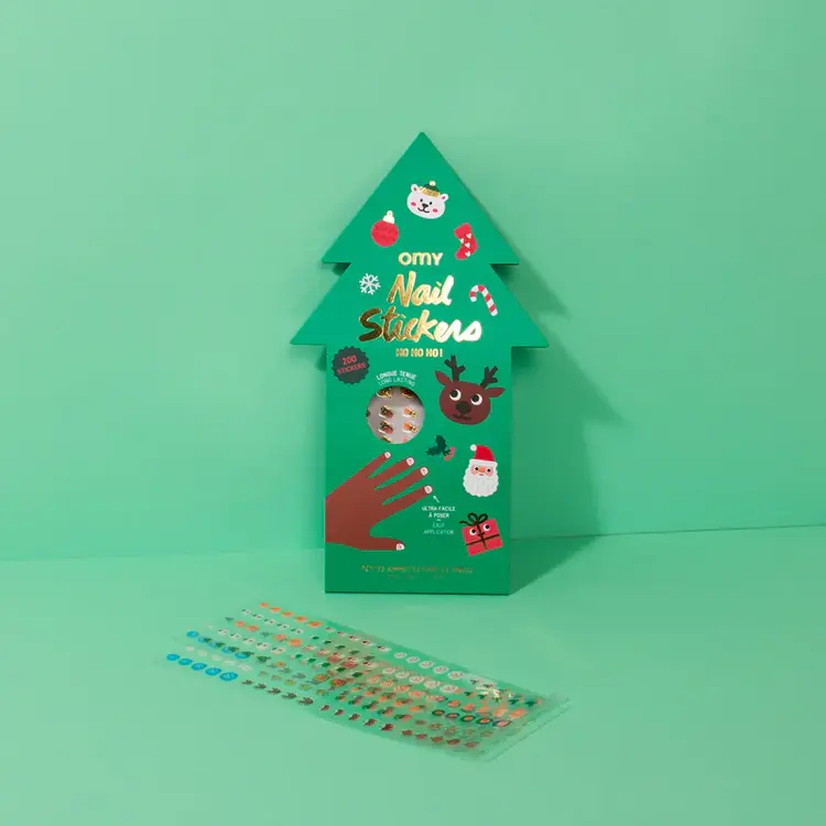OMY Nagelstickers - Ho ho ho kerst