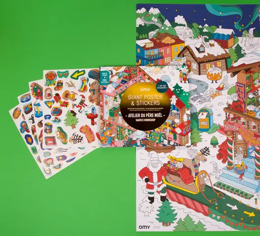 OMY Giant seek & find - Santa’s workshop OMY Giant seek & find - Santa’s workshop