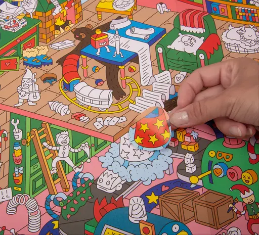 OMY Giant seek & find - Santa’s workshop OMY Giant seek & find - Santa’s workshop