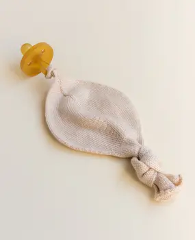 Hvid Titi speendoekje - Oat