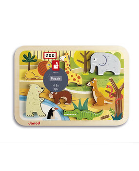 Janod Chunky puzzel dierentuin dieren