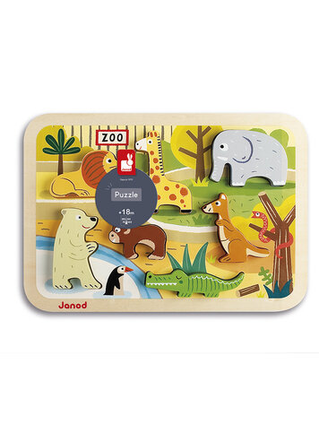 Janod Chunky puzzel dierentuin dieren
