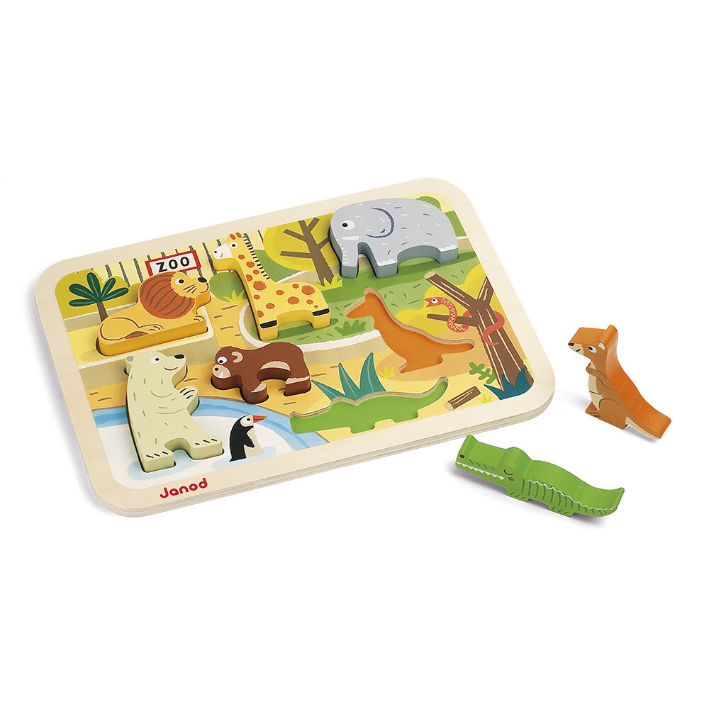 Janod Chunky puzzel dierentuin dieren