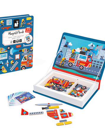 Janod Magnetibook - Brandweer