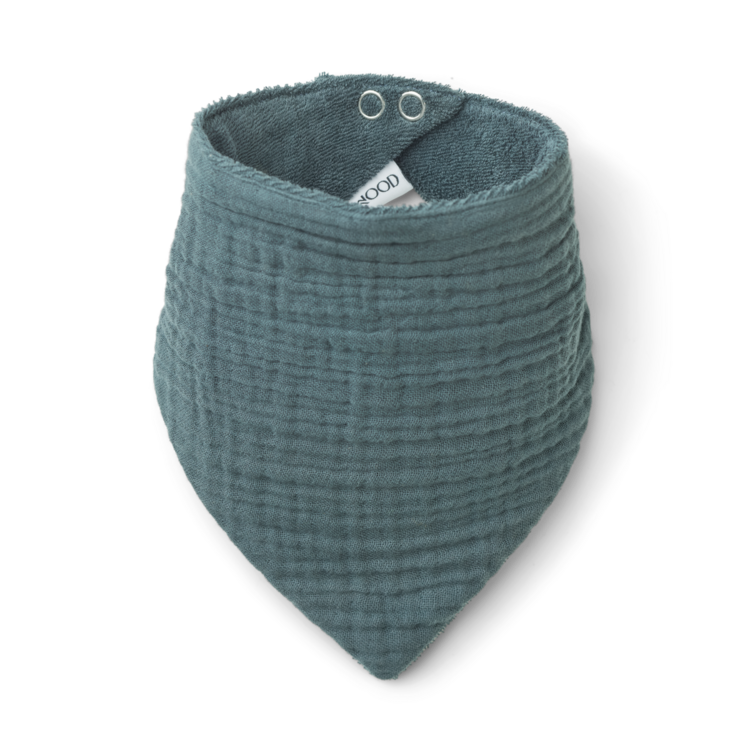 Liewood Andrea bib 2-pack 7130 Whale blue