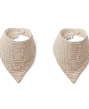 Liewood Andrea bib 2-pack 5060 Sandy Liewood Andrea bib 2-pack 5060 Sandy