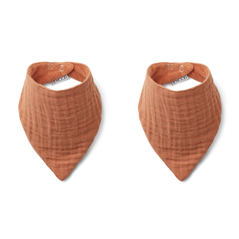 Liewood Andrea bib 2-pack 2074 Tuscany rose