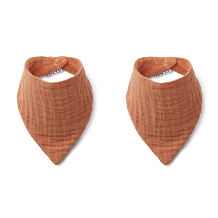 Liewood Andrea bib 2-pack 2074 Tuscany rose