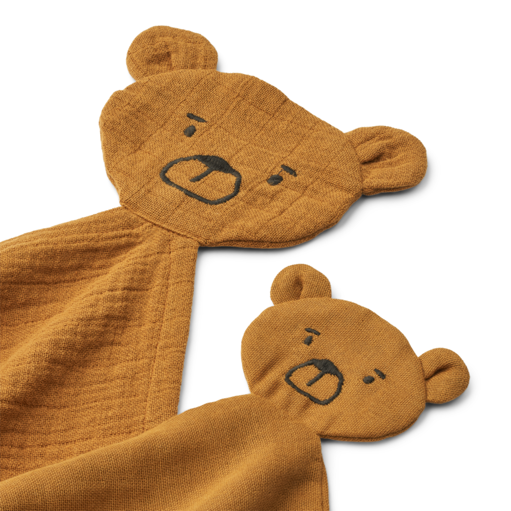 Liewood Alya bear cuddle cloth set 3050 golden caramel Liewood Alya bear cuddle cloth set 3050 golden caramel