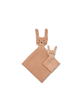 Liewood Alya rabbit cuddle cloth set 9470 pale tuscany