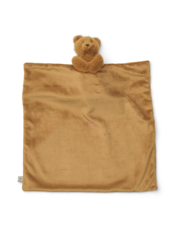 Liewood Camdon bear cuddle cloth 3050 golden caramel