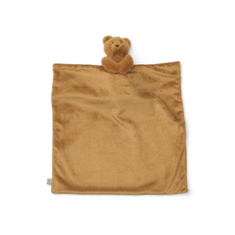 Liewood Camdon bear cuddle cloth 3050 golden caramel