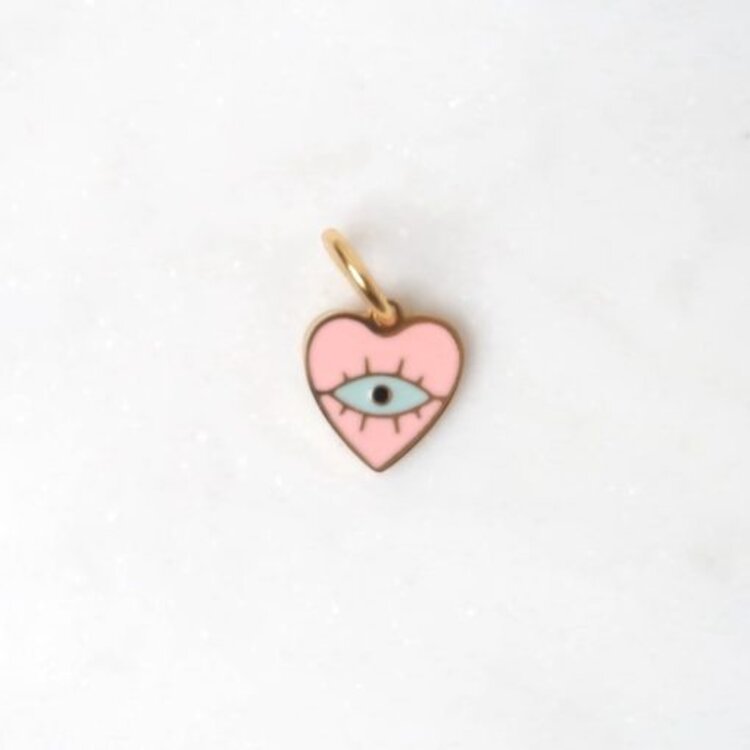 Love Issue Bedel pink heart eye