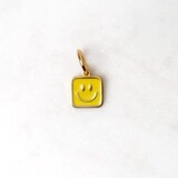 Love Issue Bedel square yellow smiley