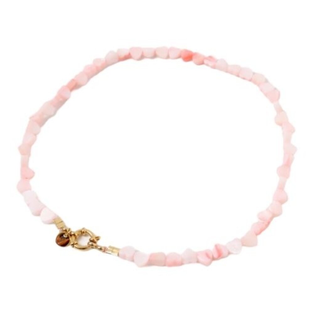 Love Issue Ketting seashelly hartjes roze Love Issue Ketting seashelly hartjes roze
