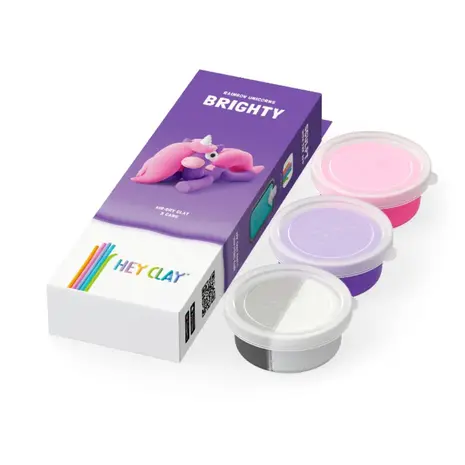 Hey Clay 30137 Hey Clay - Rainbow Unicorn - Brighty 3 cans Hey Clay 30137 Hey Clay - Rainbow Unicorn - Brighty 3 cans