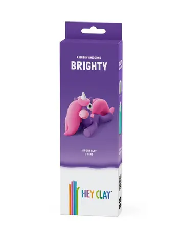 Hey Clay 30137 Hey Clay - Rainbow Unicorn - Brighty 3 cans