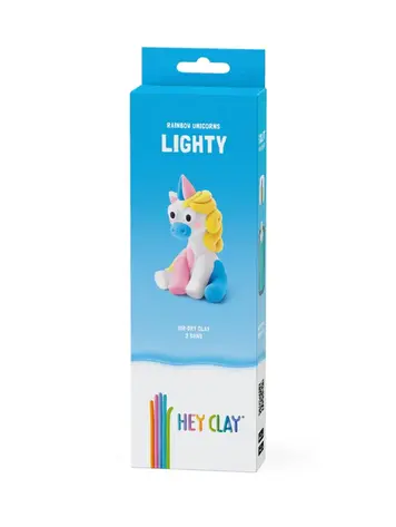 Hey Clay 30136 Hey Clay - Rainbow Unicorn - Lighty 3 cans