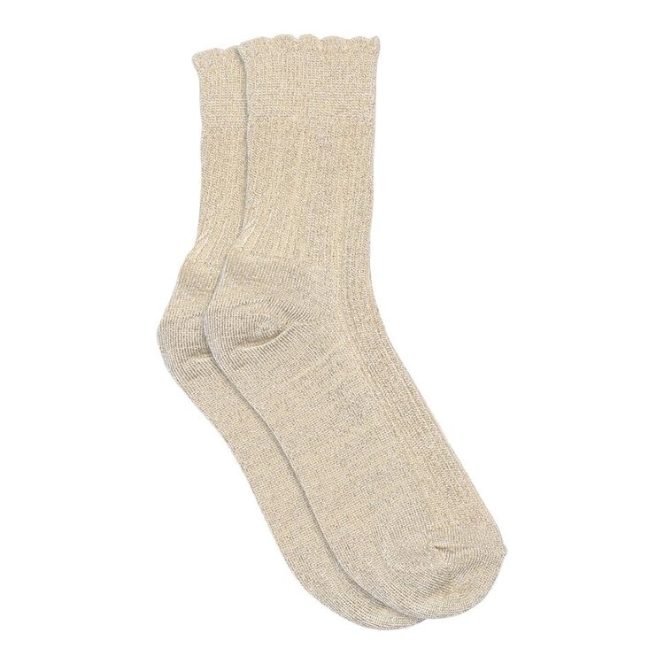 MP Denmark 10 59058 4109 Celosia glitter socks ecru