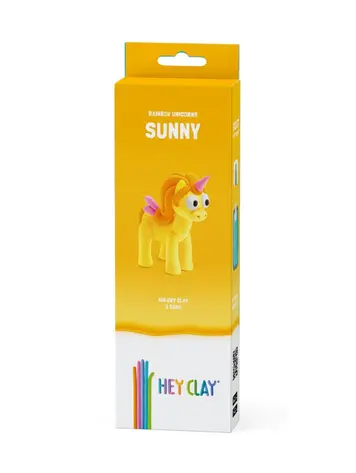 Hey Clay 30135 Hey Clay - Rainbow Unicorn - Sunny 3 cans