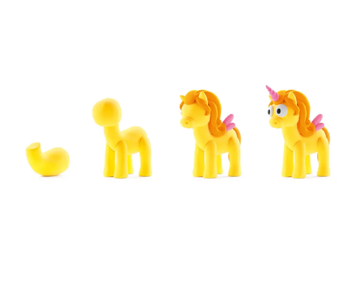 Hey Clay 30135 Hey Clay - Rainbow Unicorn - Sunny 3 cans Hey Clay 30135 Hey Clay - Rainbow Unicorn - Sunny 3 cans