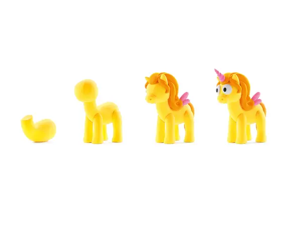 Hey Clay 30135 Hey Clay - Rainbow Unicorn - Sunny 3 cans Hey Clay 30135 Hey Clay - Rainbow Unicorn - Sunny 3 cans