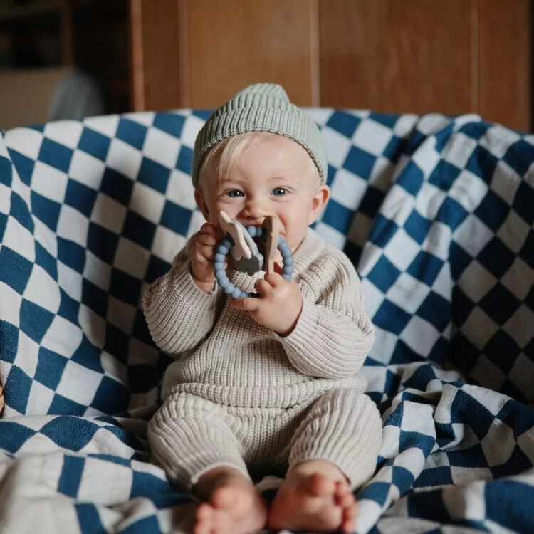 Mushie Teething ring Space