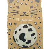 Ratatam Animal bouncy bal - wit met zwarte stippen - stuiterbal