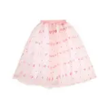 Ratatam Pink long skirt hearts