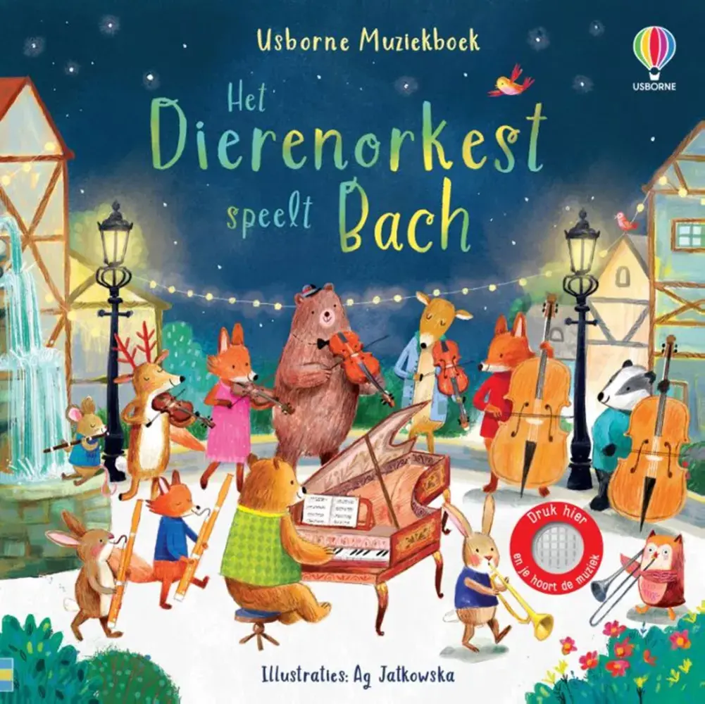 Geluidenboek: Het dierenorkest speelt Bach 2+