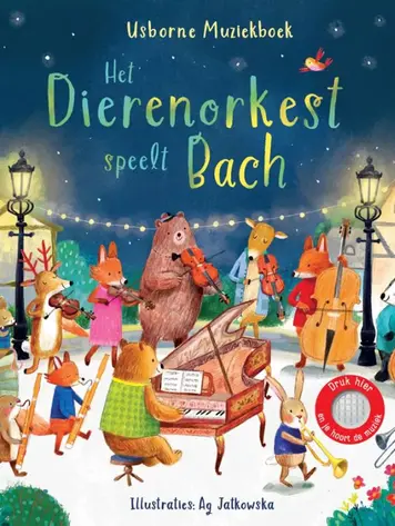 Geluidenboek: Het dierenorkest speelt Bach 2+
