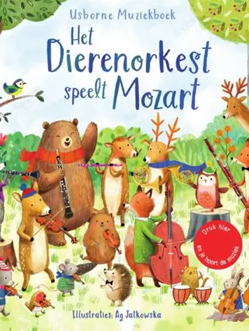 Geluidenboek: Het dierenorkest speelt Mozart 2+