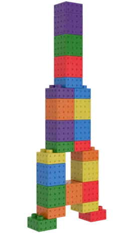 Smartek Magnetische bouwblokken regenboog - 24 stuks