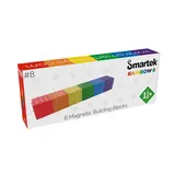 Smartek Magnetische bouwblokken regenboog - 6 stuks