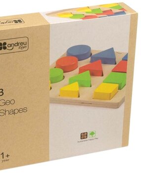 Andreu 3 geo vormen puzzel Andreu 3 geo vormen puzzel