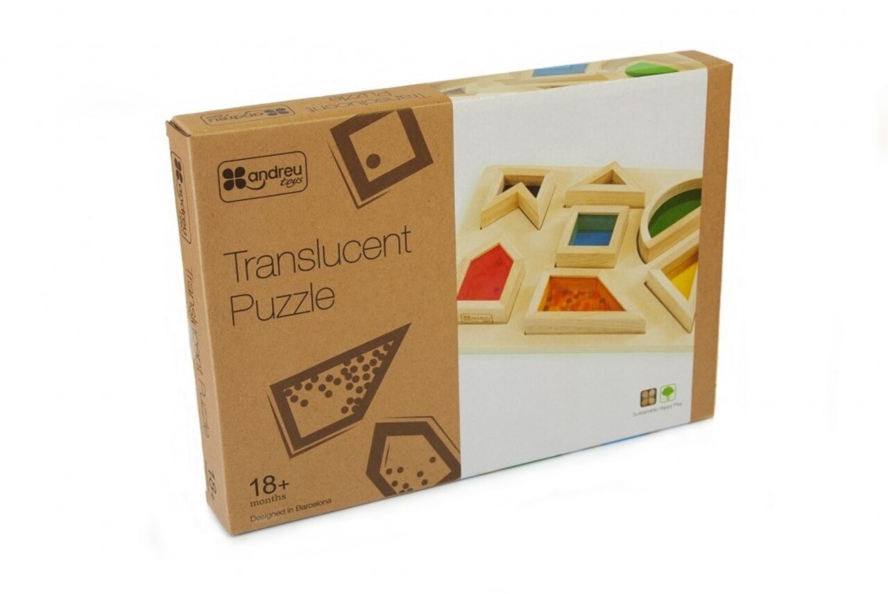 Andreu Toys Transparante puzzel