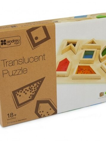 Andreu Toys Transparante puzzel