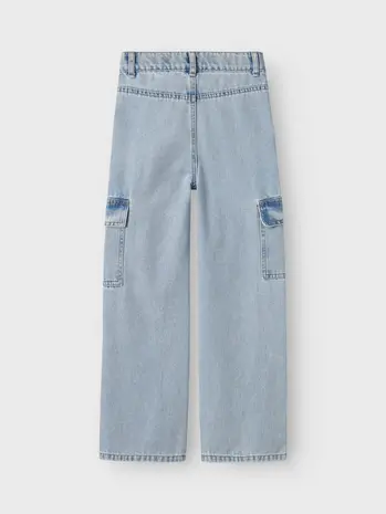 Name It 13220709 NKFROSE HW WIDE CARGO JEANS 6190-BS Name It 13220709 NKFROSE HW WIDE CARGO JEANS 6190-BS